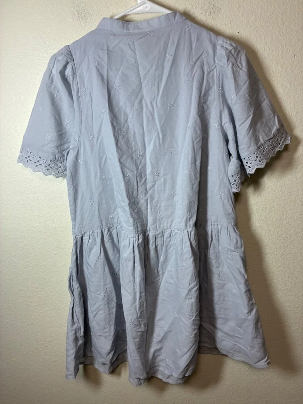 NWT Universal Thread Cotton Dress +Pockets Short Sleeve Gray Size Small MSRP $30 - Picture 2 of 6